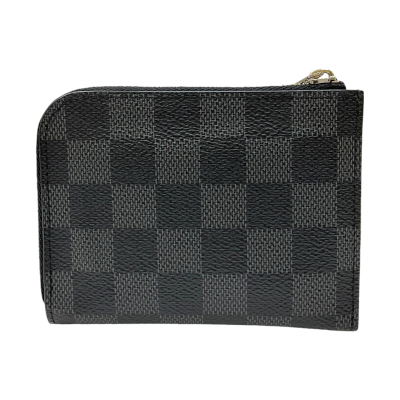 ルイ・ヴィトン LOUIS VUITTON ポルトモネNM N63237 ブラック ダミエ・グラフィット/レザー レディース コインケース