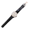 ランゲ＆ゾーネ A.LANGE&SOHNE ランゲ1・タイムゾーン 116.025 シルバー Pt950プラチナ Pt950/革ベルト/純正バックル 手巻き メンズ 腕時計