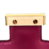 エルメス HERMES コンスタンス3 ミニ D刻印 ローズシェヘラザード ゴールド金具 アリーゲーター レディース ショルダーバッグ