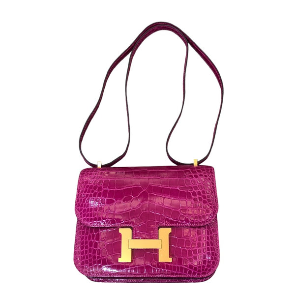 エルメス HERMES コンスタンス3 18 D刻 ローズシェヘラザード GD金具