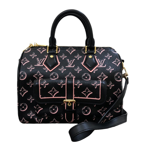 ルイ・ヴィトン LOUIS VUITTON スピーディバンドリエール25 M20852 ノワール フォールフォーユー レディース ショルダーバッグ