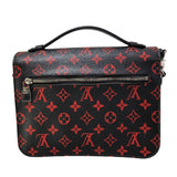 ルイ・ヴィトン LOUIS VUITTON ポシェットメティスPM M41462 ブラック・レッド アンフラルージュ レディース ショルダーバッグ