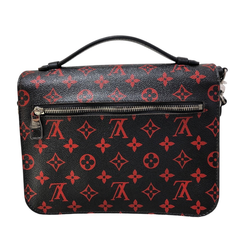 ルイ・ヴィトン LOUIS VUITTON ポシェットメティスPM M41462 ブラック・レッド アンフラルージュ レディース ショルダーバッグ