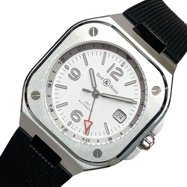 ベル＆ロス Bell & Ross BR05　GMT BR05G-SI-ST/SRB ステンレススチール メンズ 腕時計