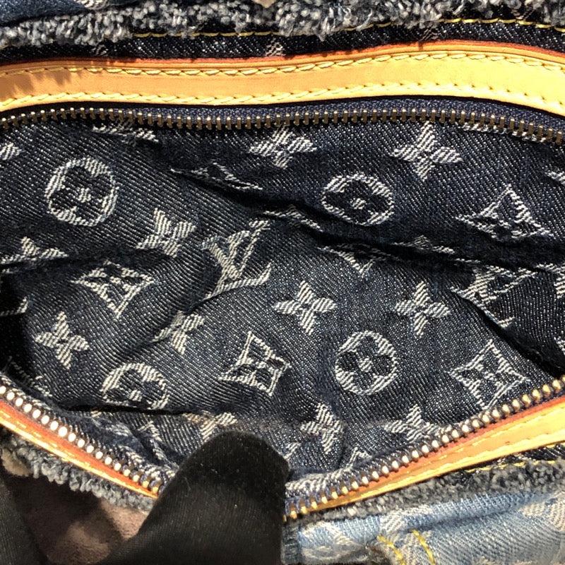 ルイ・ヴィトン LOUIS VUITTON ポウリィ M95376 ブルー デニム レディース ハンドバッグ