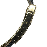 ロレックス ROLEX デイトジャスト36 ウェーブ D番 116138 ブルー K18YG/革ベルト 自動巻き メンズ 腕時計