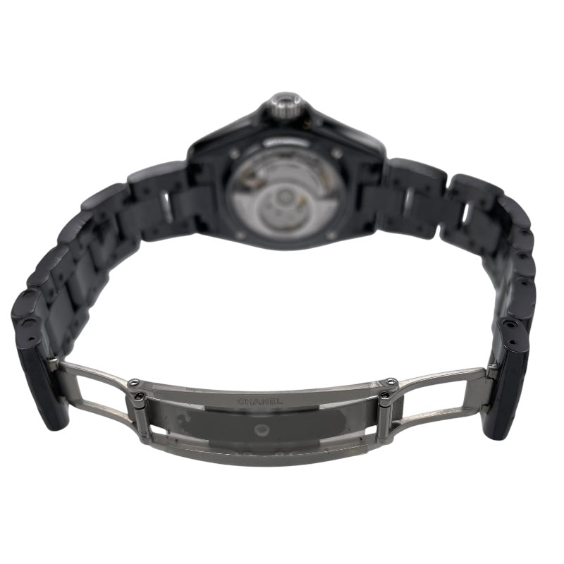 シャネル CHANEL J12 キャリバー 38MM  H6526 ブラック セラミック/ダイヤ 自動巻き ユニセックス 腕時計