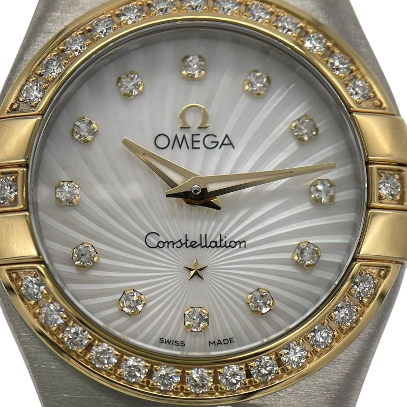 オメガ OMEGA コンステレーション ブラッシュ 123.25.24.60.55.004 シルバー K18YG/SS クオーツ レディース |  中古ブランドリユースショップ OKURA(おお蔵)