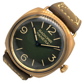 パネライ PANERAI ラジオミール ブロンゾ 47mm PAM00760 グレー サテンブロンズ/純正ベルト/純正尾錠 手巻き メンズ 腕時計