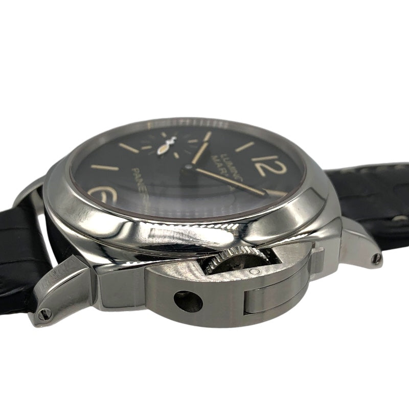 パネライ PANERAI ルミノールマリーナ 名古屋ブティック６０本限定 PAM00463 ブラック SS/純正尾錠/純正レザーベルト メンズ 腕時計