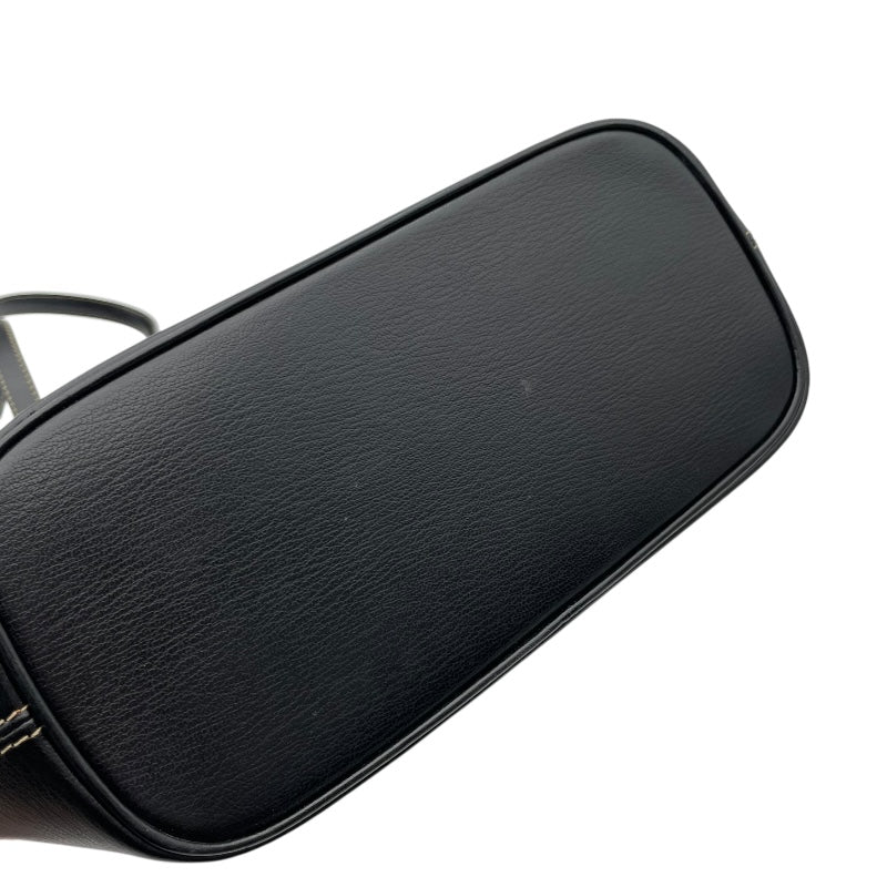 ロエベ LOEWE ベラスケス トートバッグ ブラウンxブラック GD金具 レザー レディース トートバッグ