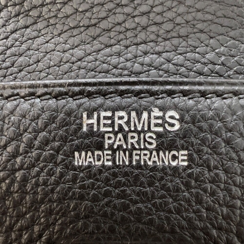 エルメス HERMES バーキン35 □L刻（2008年製） ブラック シルバー金具 トリヨンクレマンス ユニセックス ハンドバッグ