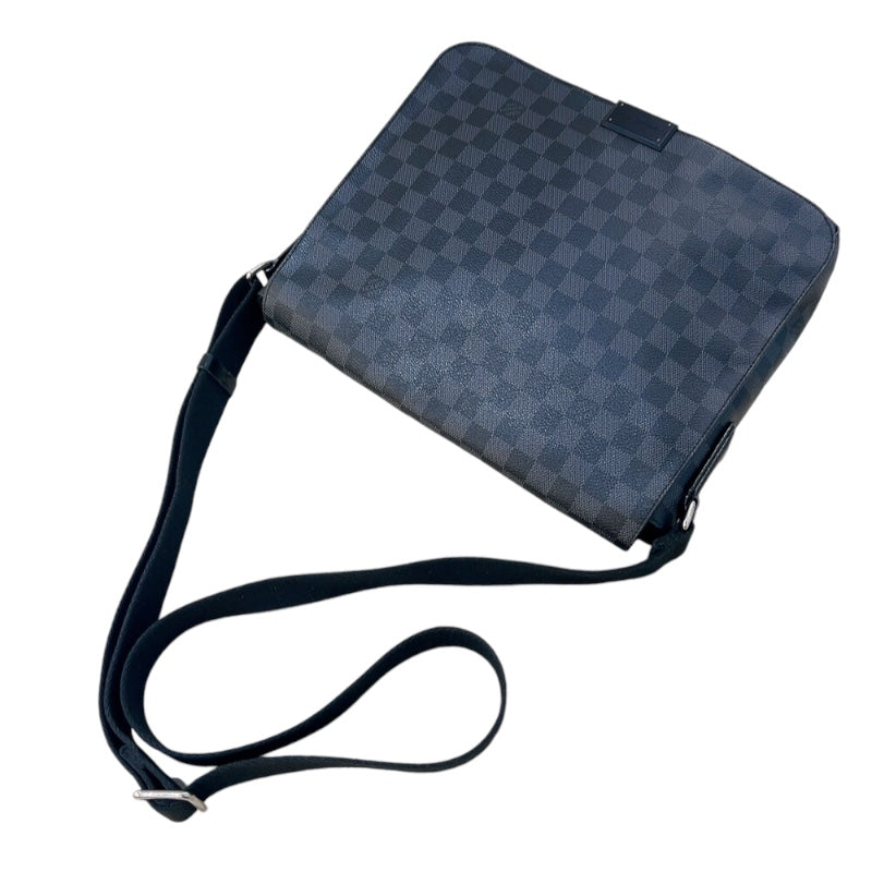 ルイ・ヴィトン LOUIS VUITTON ディストリクトMM N41272 ブラック シルバー金具 PVC ダミエグラフィット メンズ シ |  中古ブランドリユースショップ OKURA(おお蔵)