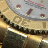 ロレックス ROLEX ヨットマスター40 ホワイトシェル P番 16628NGR ホワイトシェル K18YG 自動巻き メンズ 腕時計