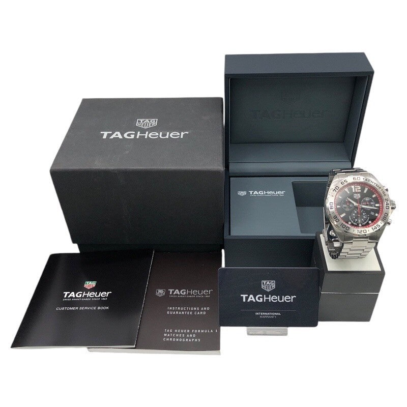 タグ・ホイヤー TAG HEUER フォーミュラー1 クォーツ クロノグラフ CAZ101Y.BA0842 ブラック SS クオーツ メンズ |  中古ブランドリユースショップ OKURA(おお蔵)