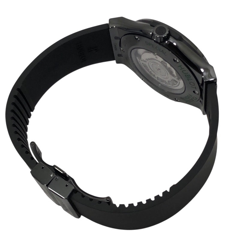 ウブロ HUBLOT クラシックフュージョン ブラックセラミック ブリティッシュグリーン 511.CM.5270.RX.MYOS グリーン セラミック/ラバーベルト 自動巻き メンズ 腕時計