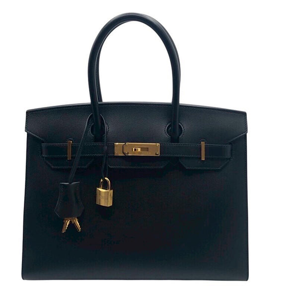 エルメス HERMES バーキン30　セリエ Y刻印　(2020年製) ブラック　ゴールド金具 ヴォーマダム レディース ハンドバッグ