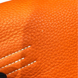 エルメス HERMES ドゥブルセンス36 □JO刻 オレンジ/パールグレー トリヨン ユニセックス トートバッグ