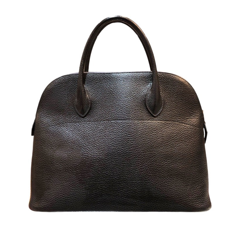 エルメス HERMES ボリード35 〇S刻印 ブラック GD金具 アルデンヌ レディース トートバッグ