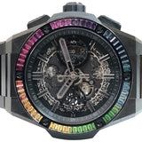 ウブロ HUBLOT ビッグバン インテグレーテッド オールブラック レインボー 451.CX.1140.CX.4099 セラミック メンズ 腕時計