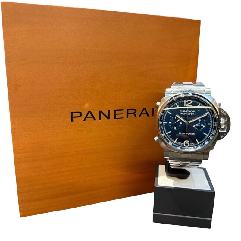 パネライ PANERAI ルミノール クロノグラフ PAM01110 ステンレススチール 自動巻き メンズ 腕時計