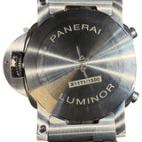 パネライ PANERAI ルミノール クロノグラフ PAM01110 ステンレススチール 自動巻き メンズ 腕時計