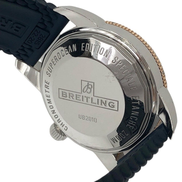 ブライトリング BREITLING スーパーオーシャン ヘリテージ B20 オートマチック 42 UB2010 PG/SS メンズ 腕時計