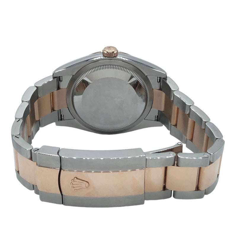 ロレックス ROLEX デイトジャスト36　チョコ 126231 チョコ SS/K18PG メンズ 腕時計