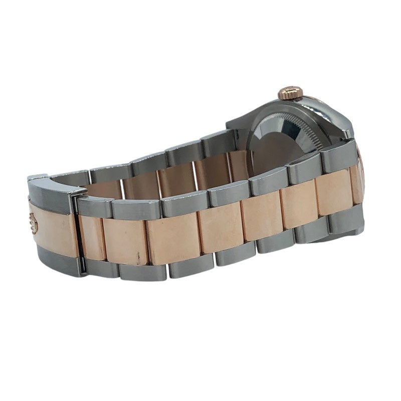 ロレックス ROLEX デイトジャスト36　チョコ 126231 チョコ SS/K18PG メンズ 腕時計