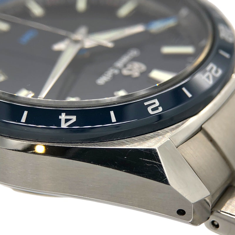 セイコー SEIKO Grand Seiko グランドセイコー スポーツコレクション 9Fクオーツ GMT SBGN021 ブルー SS/セラミック クオーツ メンズ 腕時計