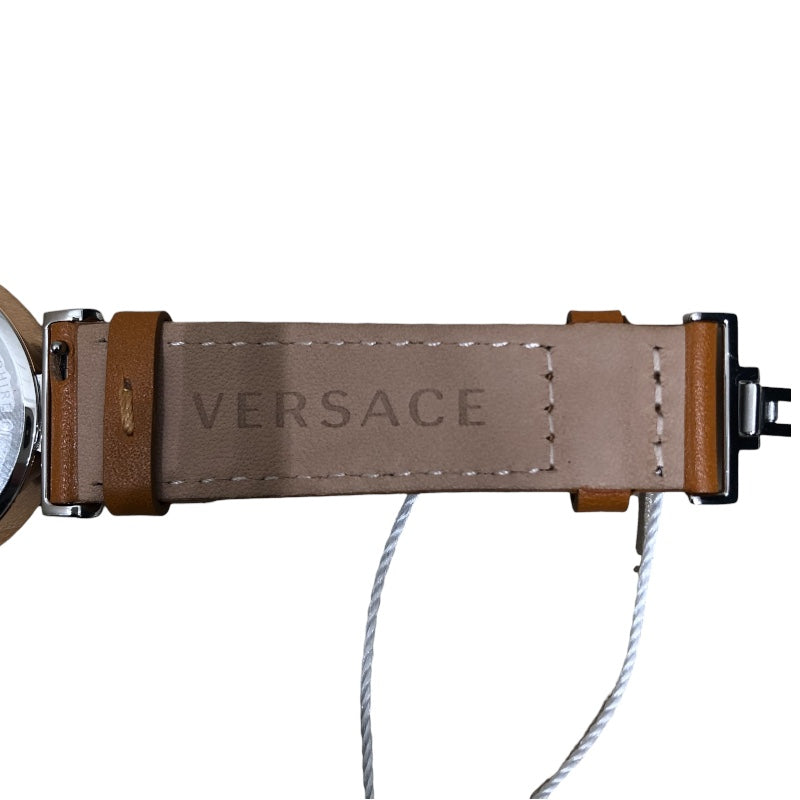 ヴェルサーチ VERSACE ミアンダー　 VELW01022 シルバー ステンレススチール ピングゴールドPVD ユニセックス 腕時計