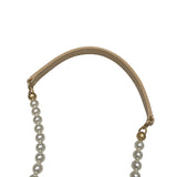 シャネル CHANEL パールチェーンショルダー AS2529 ベージュ ゴールド金具 ラム レディース ショルダーバッグ