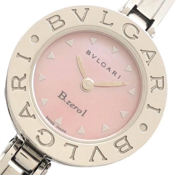 ブルガリ BVLGARI Bzero1 ピンクシェル BZ22S ピンクシェル SS クオーツ レディース 腕時計