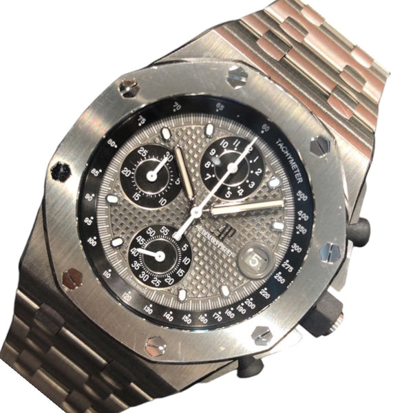 オーデマ・ピゲ AUDEMARS PIGUET ロイヤル オーク オフショア クロノグラフ 26238TI.OO.2000TI.01 グレー チタン 自動巻き メンズ 腕時計