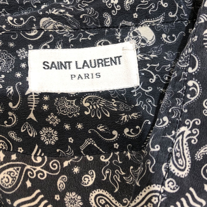 新品！SAINT LAURENT シルクウエスタンロックシャツ 定価14.9万円 SAINT LAURENT - 新品！SAINT LAURENT シルクウエスタンロック