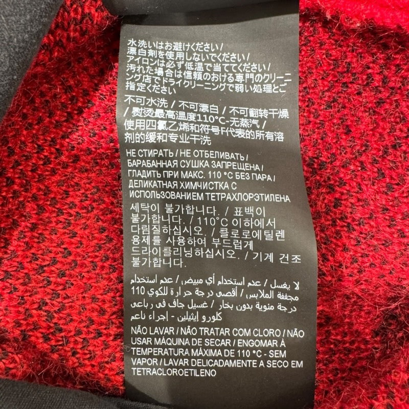 サンローラン SAINT LAURENT Vネックボーダーモヘアニット