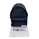 クリスチャン・ディオール Christian Dior バッグバッグ ブルー　SV金具 デニム メンズ リュック・デイパック