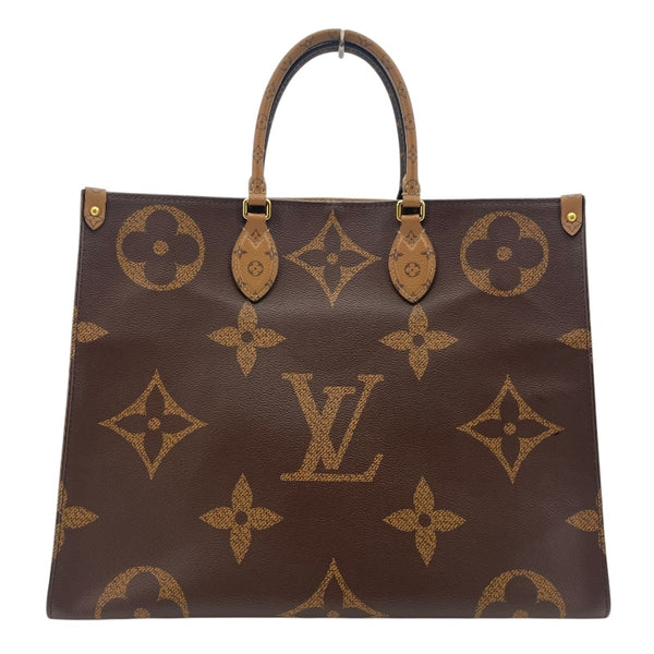 ルイ・ヴィトン LOUIS VUITTON オンザゴーGM M44576 ブラウン ジャイアント・リバース レディース トートバッグ