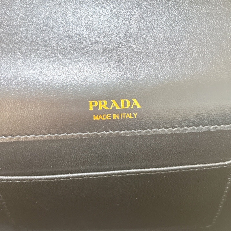 プラダ PRADA ショルダーバッグ 1BP020 ブラック  ゴールド金具 サフィアーノレザー レディース ショルダーバッグ