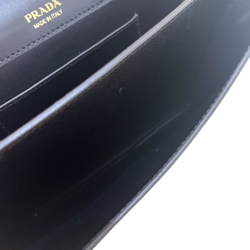 プラダ PRADA ショルダーバッグ 1BP020 ブラック  ゴールド金具 サフィアーノレザー レディース ショルダーバッグ