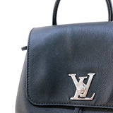 ルイ・ヴィトン LOUIS VUITTON ロックミー・バックパック 2018年製 ブラック　シルバー金具 レディース リュック・デイパック