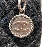 シャネル CHANEL 復刻トート A01804 ブラック シルバー金具 キャビア レディース ハンドバッグ