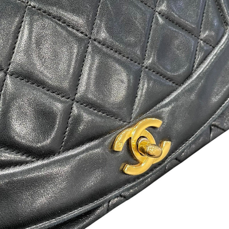 シャネル CHANEL ダイアナ22 A01164 ブラック ゴールド金具 ラム レディース ショルダーバッグ