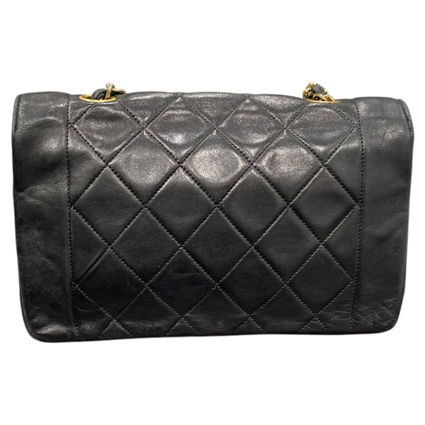 シャネル CHANEL ダイアナ22 A01164 ブラック ゴールド金具 ラム レディース ショルダーバッグ