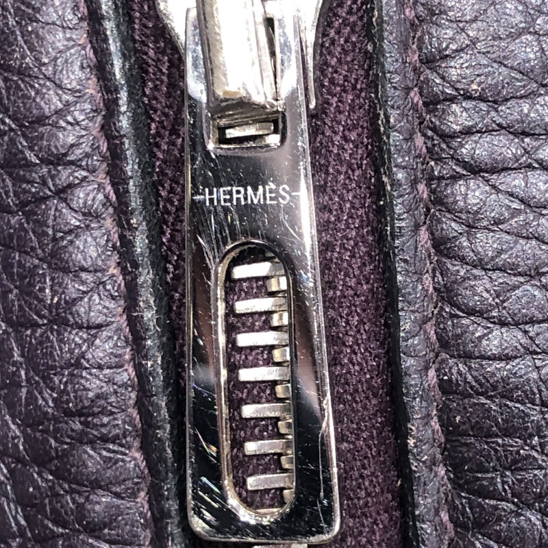 エルメス HERMES ヴィクトリア2 T刻印 レザン シルバー金具 トリヨンクレマンス ユニセックス トートバッグ