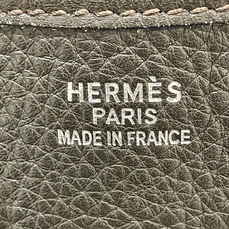 エルメス HERMES エヴリンⅡGM □E刻 ヴェールオリーブ　SV金具 トリヨン メンズ ショルダーバッグ