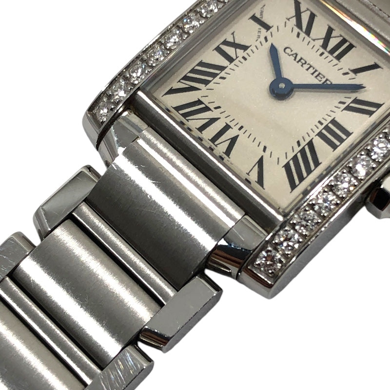 カルティエ Cartier タンクフランセーズSM W4TA0008 シルバー SS レディース 腕時計