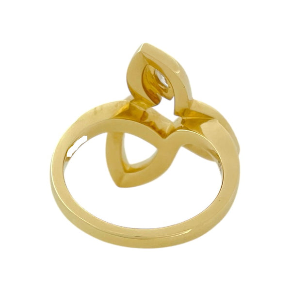 ハリーウィンストン HARRY WINSTON リリークラスター リング K18YG ダイヤモンド ジュエリー