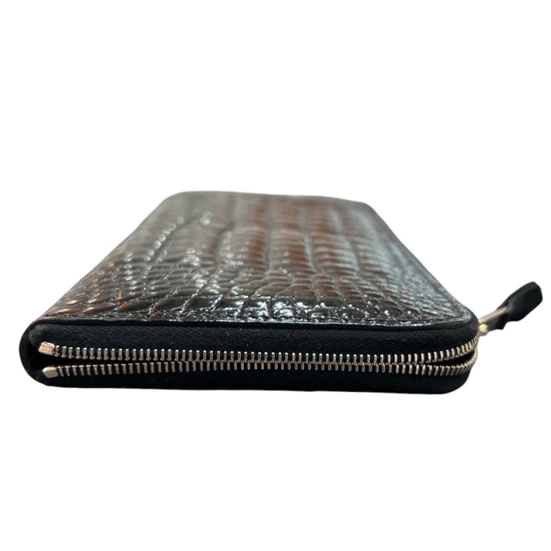 エルメス HERMES アザップロング □K刻 ブラック×シルバー金具