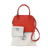 エルメス HERMES ボリード27 Z刻印 ローズテキサス/SV金具 エプソン レディース ハンドバッグ